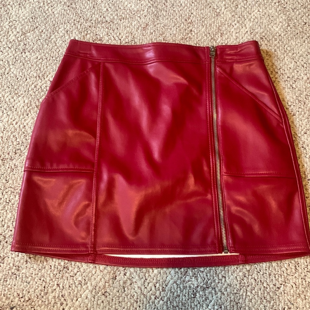 NEW Express leather mini skirt